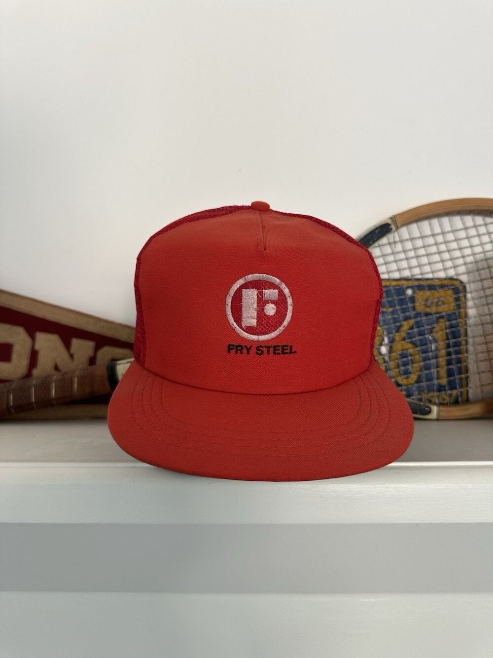 Vintage Fry Steel Trucker Snapback Hat